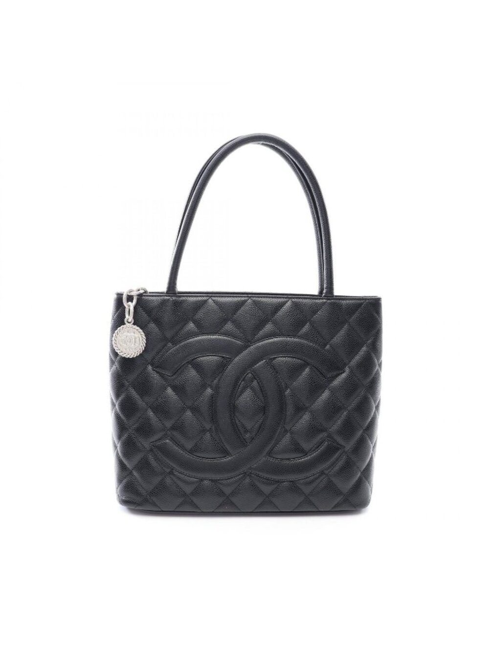 Chanel Tote Reissue Black Caviar Leather